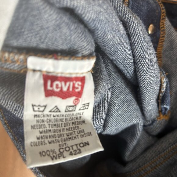 Vintage Levi’s 501 Straight Leg Button-fly Denim Jeans Size 33x30 Made In USA - Picture 7 of 8